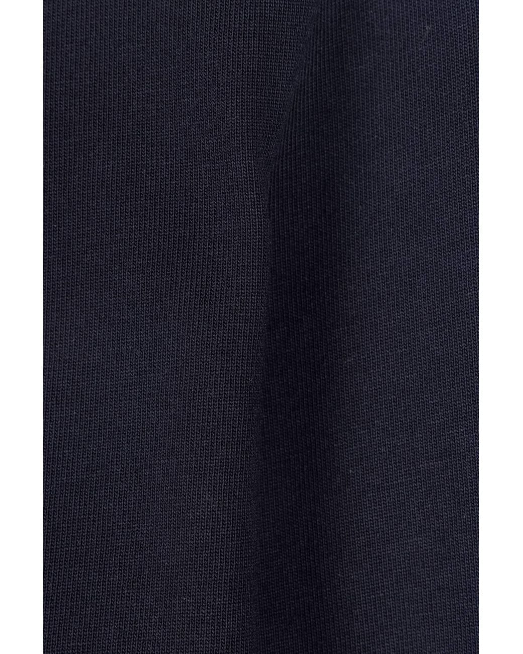 Mountain Warehouse Blue 'St Ives' Long Sleeve Lightweight Breathable Crew Neck Cotton Top
