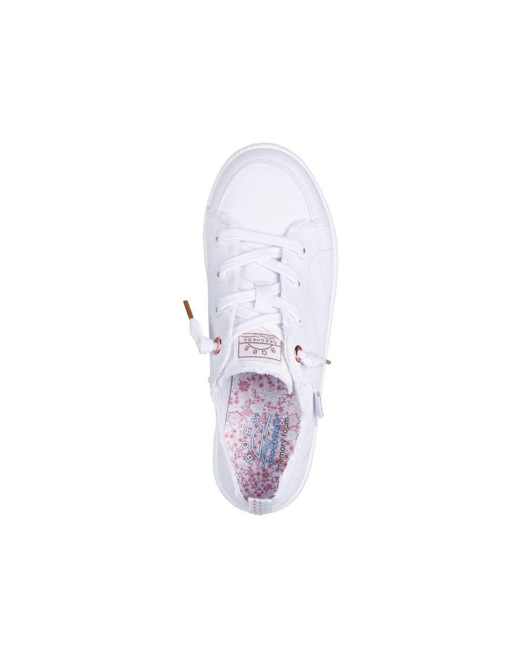 Skechers White Cute 2.0 Lace Slip On Trainers