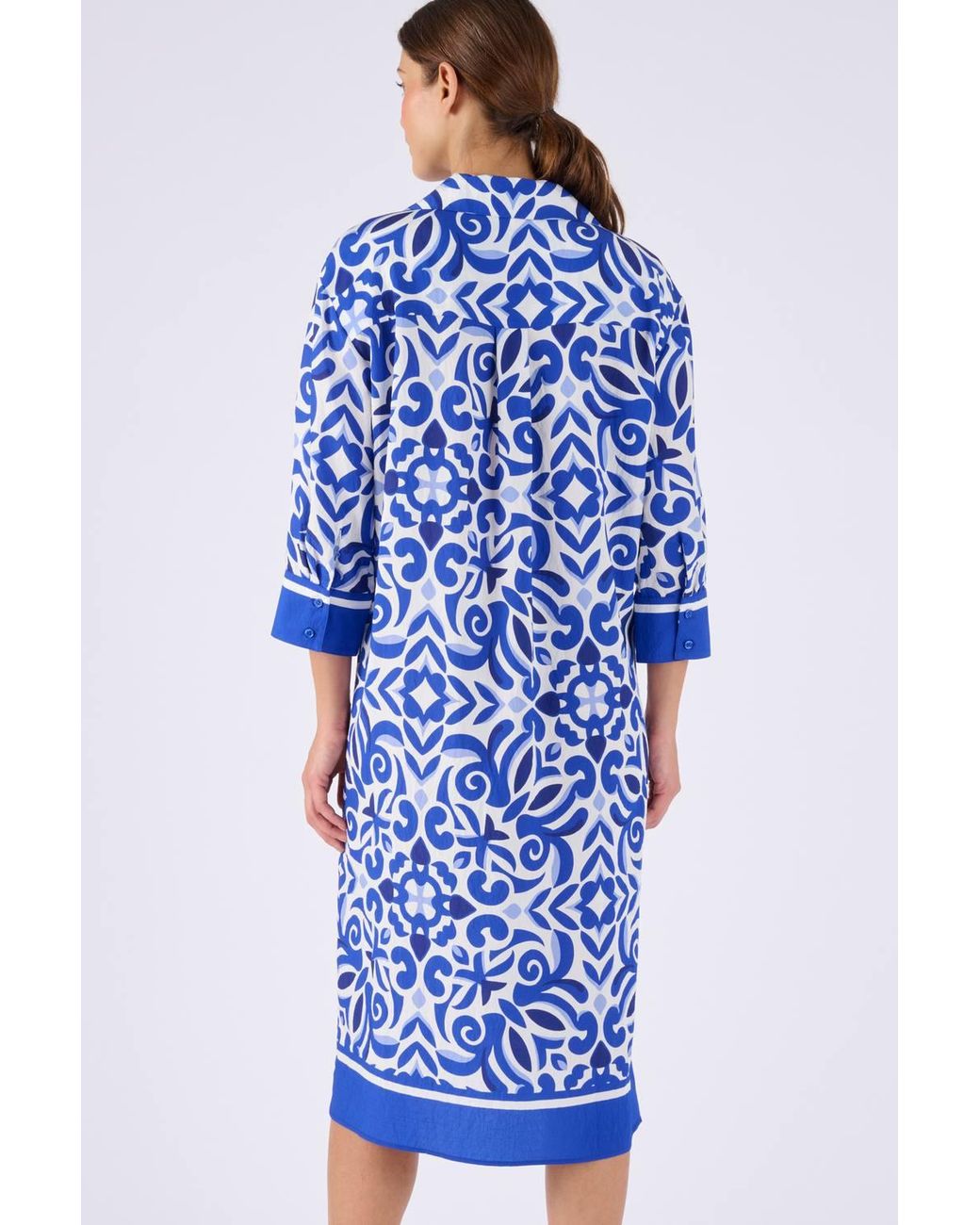 DAMART Blue Kaftan Dress