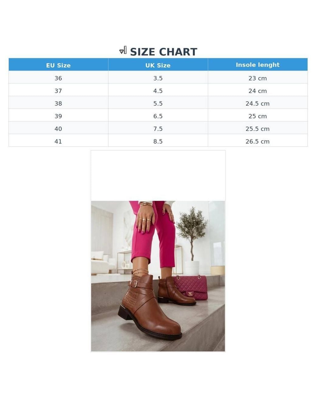 Love Lace Pink Office Round Toe Faux Leather Biker Boots