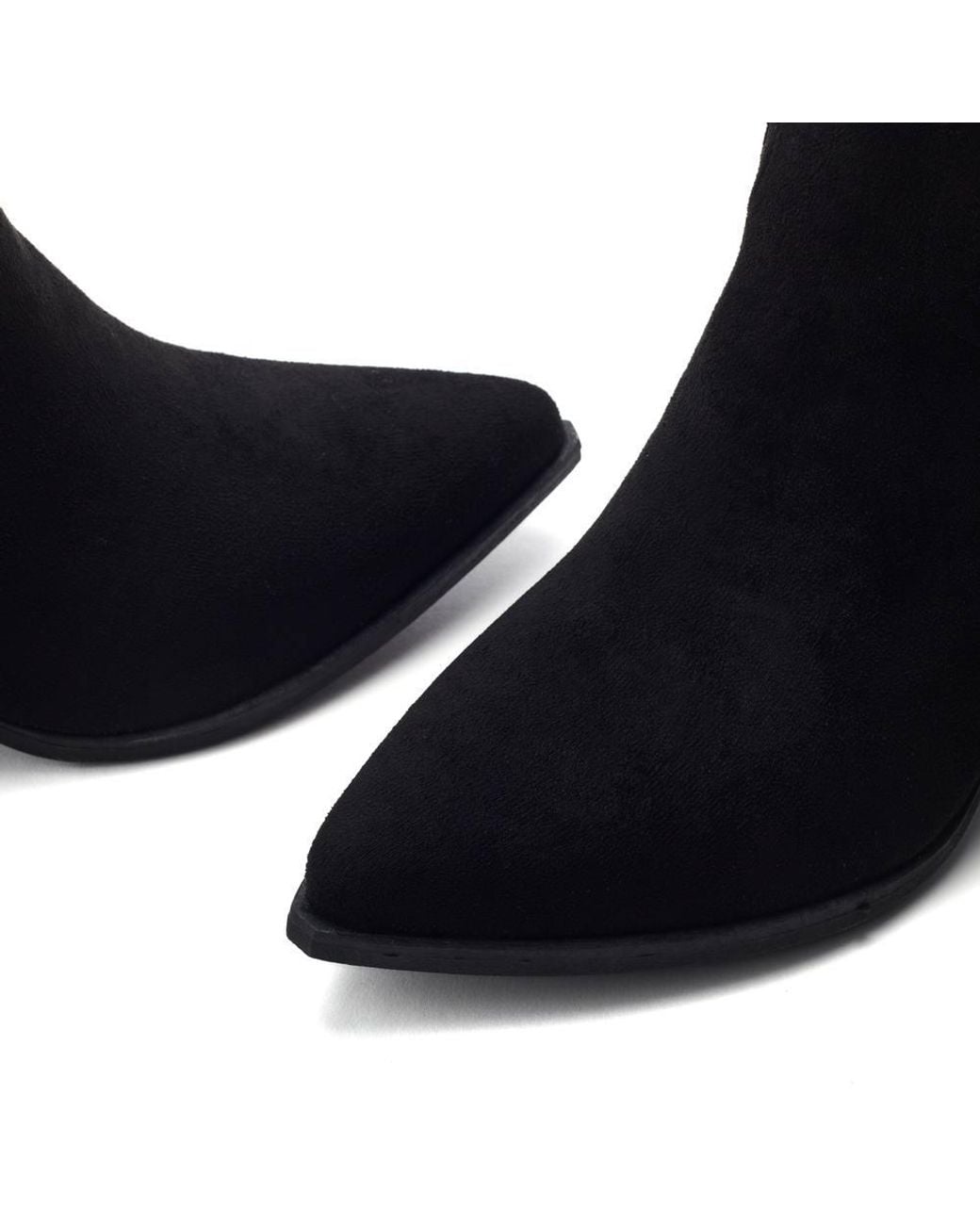 b.soleful Blue 'Gloribel' Alcantara Western Boot