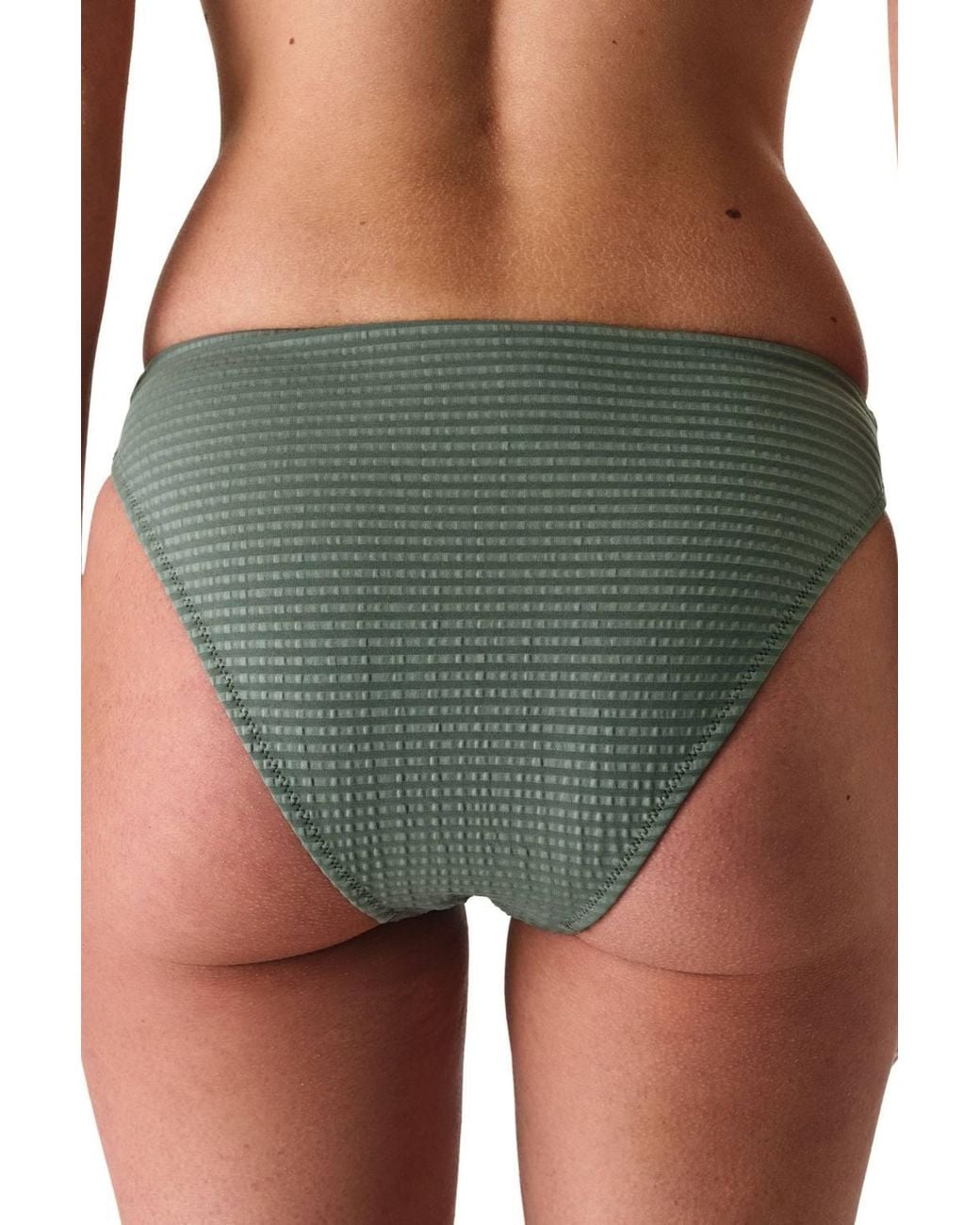 Penti Green Rana Textured High Waist Bikini Bottom