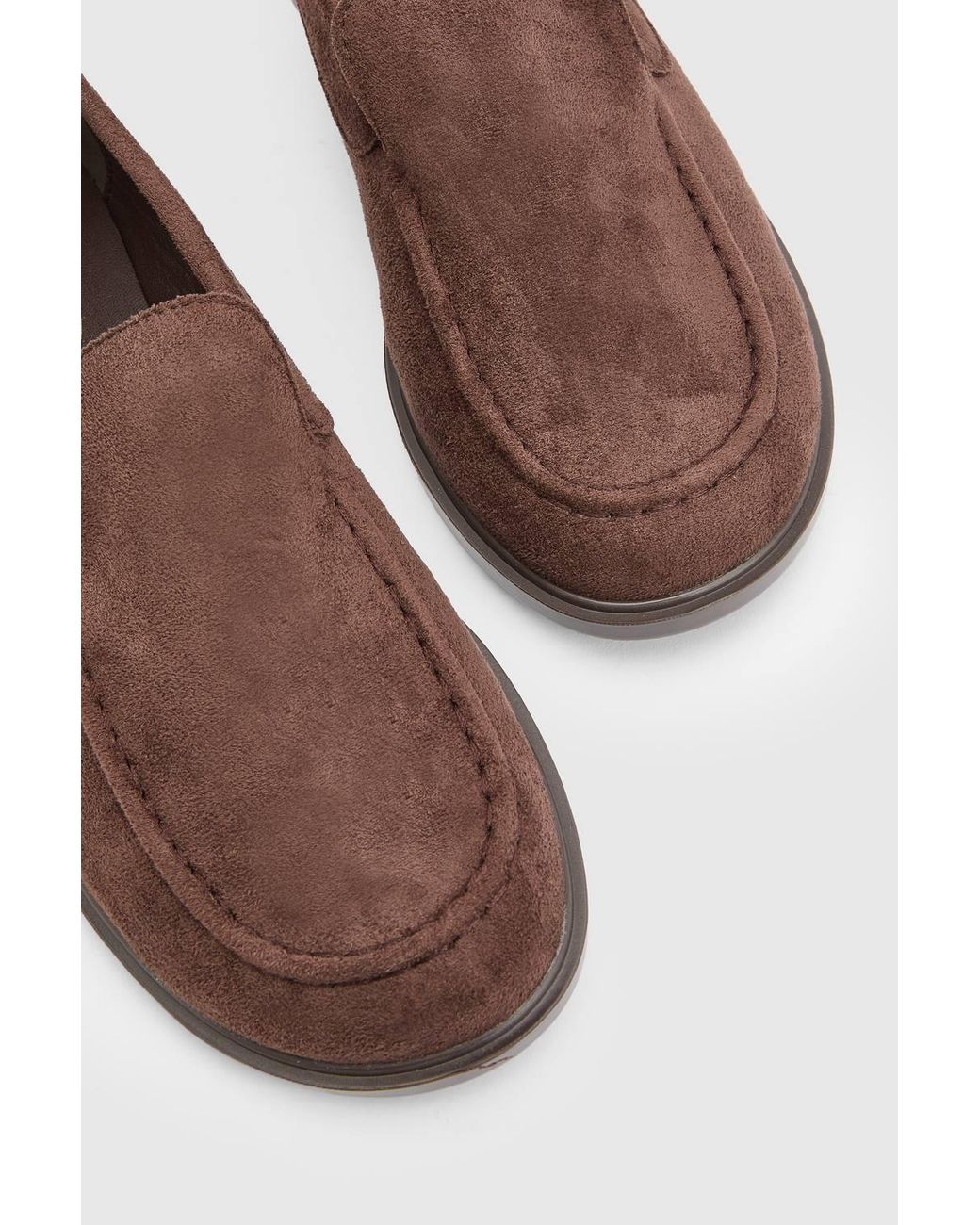 Wallis Blue Clara Faux Suede Loafers