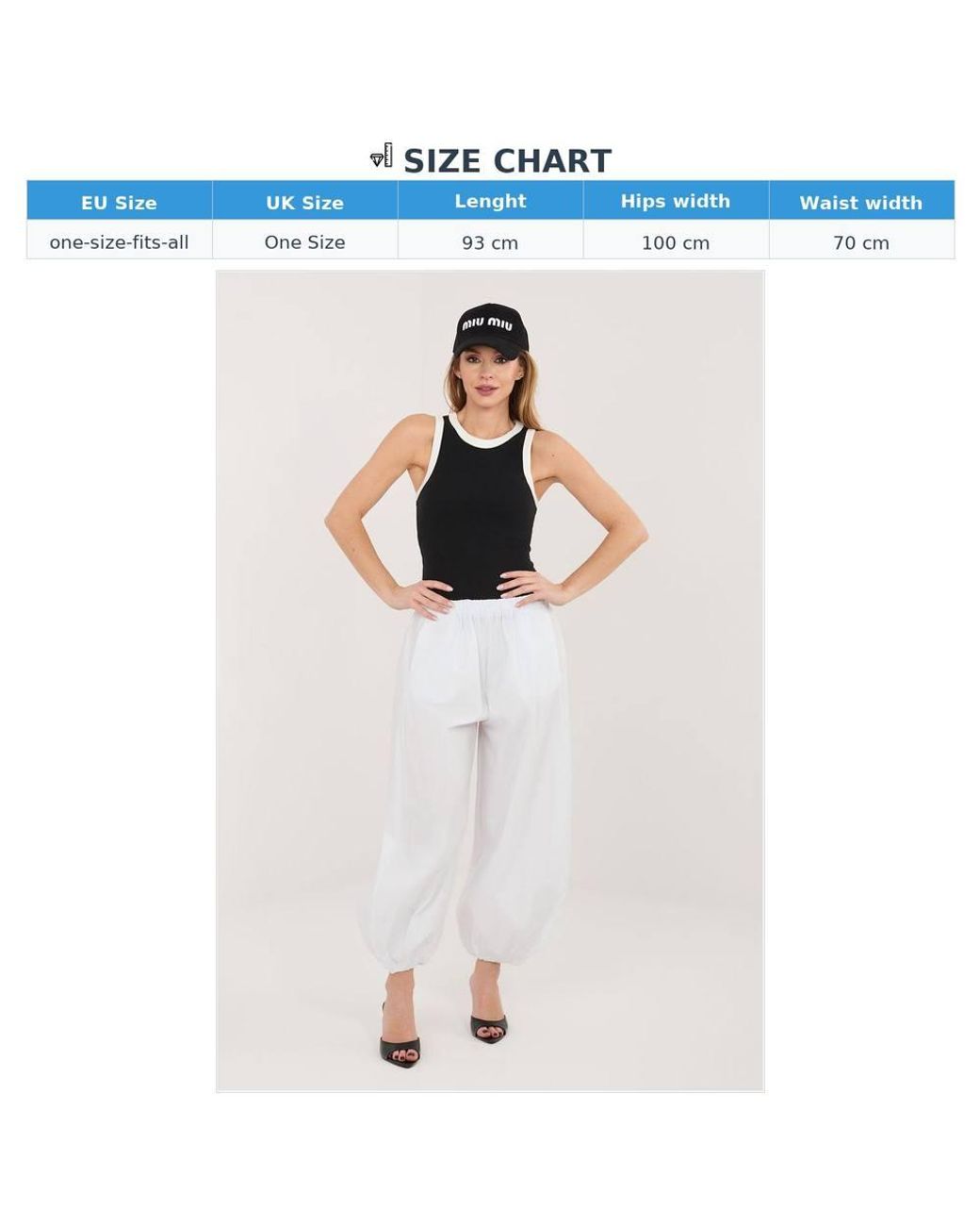Love Lace White Cotton High Waisted Sporty Cropped Trousers