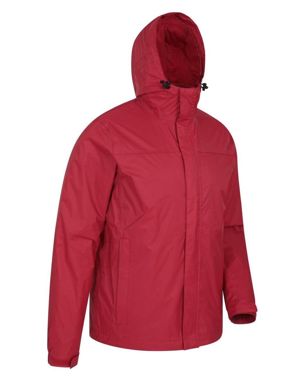 Mountain Warehouse Red 'Torrent' Waterproof Travelling Rain Jacket 2000Mm for men