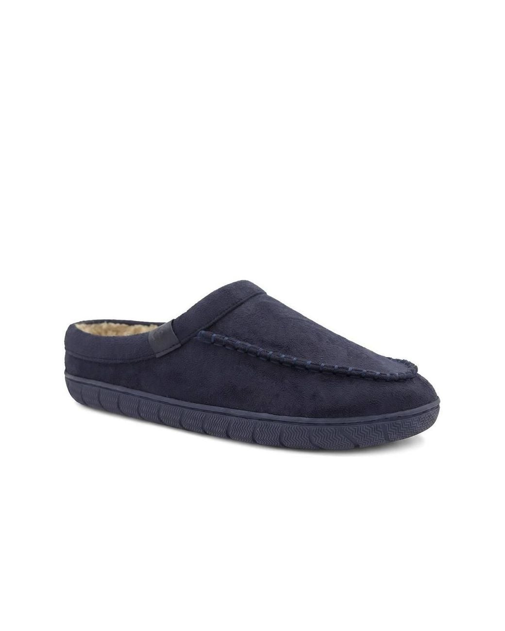 Pavers Blue Cushioned Mule Slippers for men