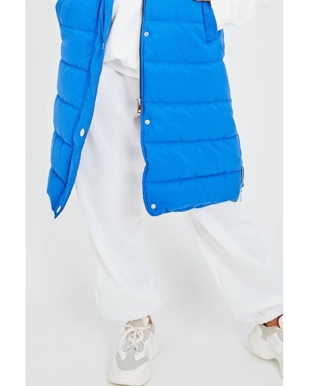 Stylewise Blue Padded Zip-Up