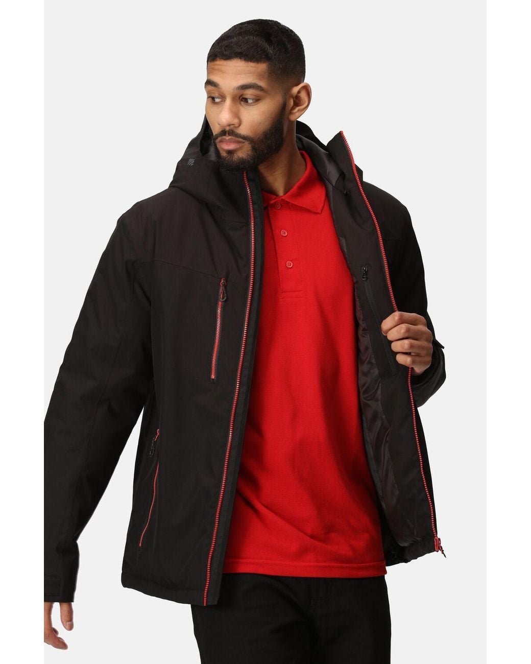 Regatta Black Navigate Waterproof Insulated Jacket for men
