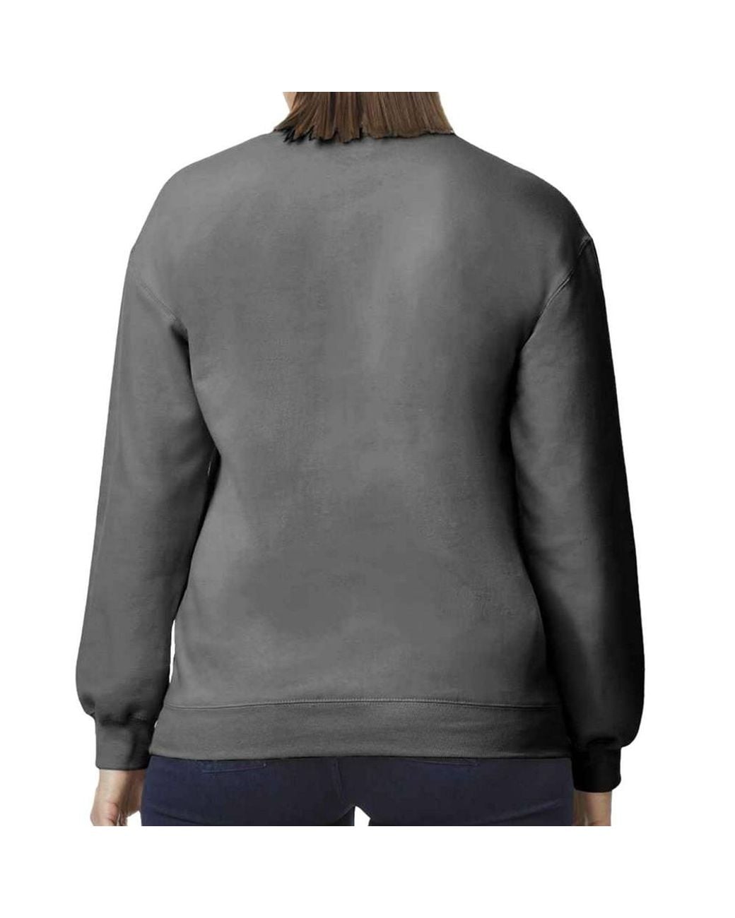 Gildan Gray Softstyle Fleece Midweight Sweatshirt for men