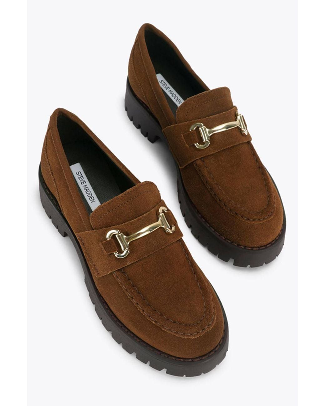 Steve Madden Brown 'Lando' Suede Flats