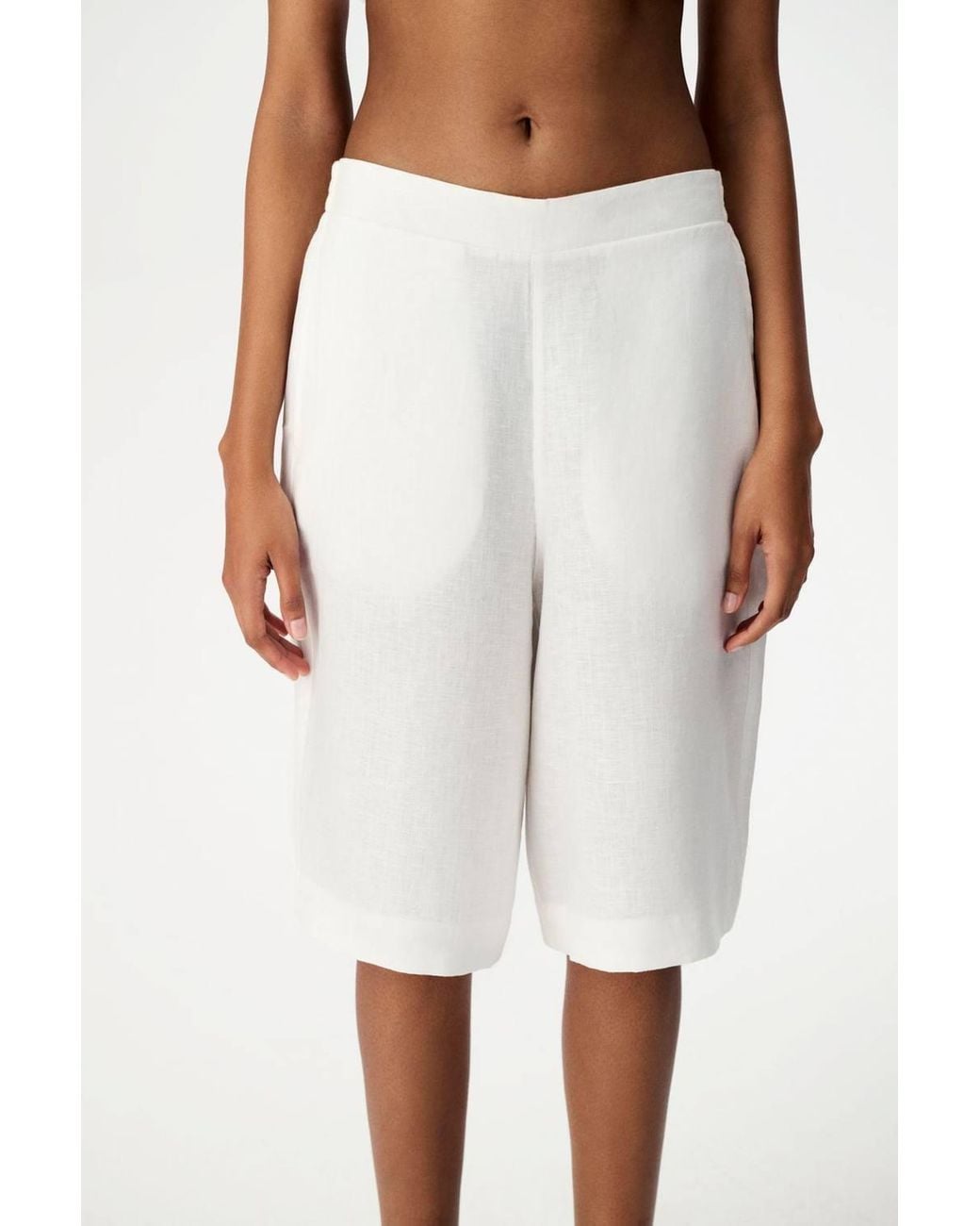 Penti White Nina Bermuda Shorts