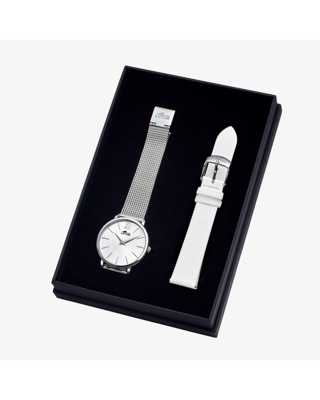 Lotus Metallic Stainless Steel Mesh Dial Watch L18731/1