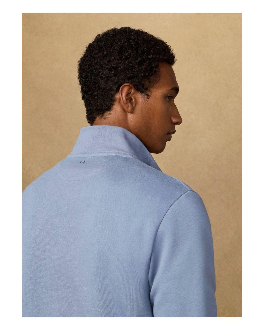 Hackett Blue Heritage Badge Sweatshirt for men