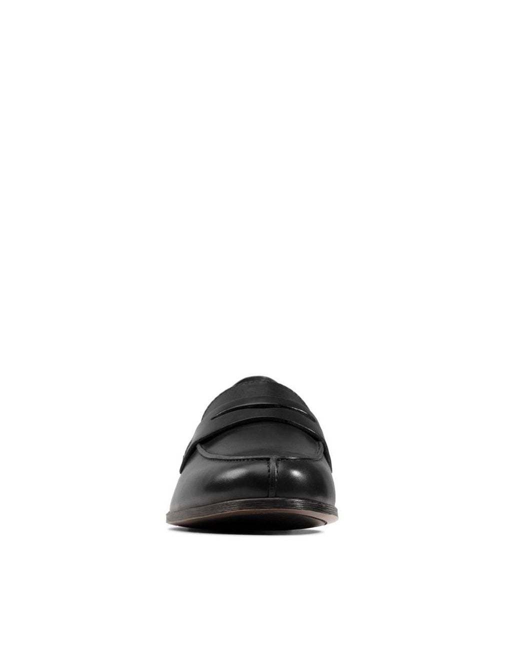 Clarks Black Hamble Loafer Leather Loafers, Slip Ons