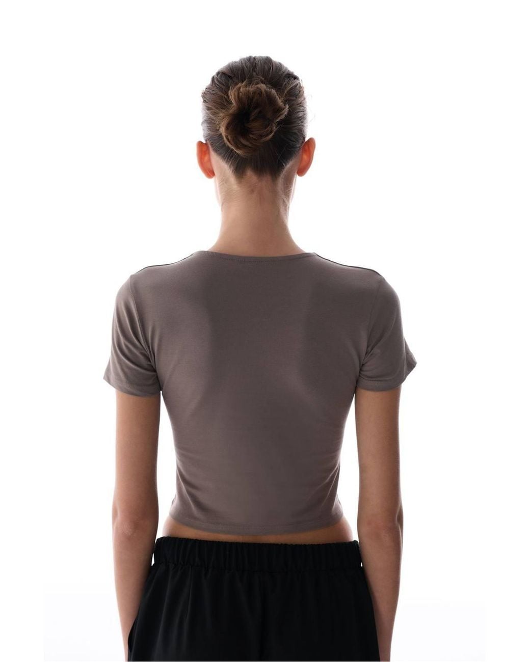 Penti Gray Crew-Neck Short-Sleeve T-Shirt