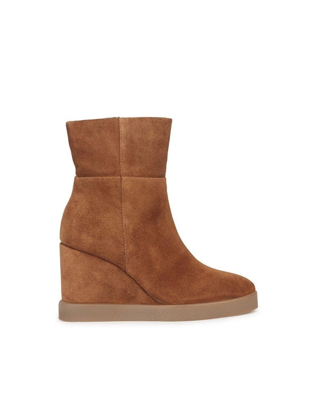 Geox Brown D Eildea Wedge B Ankle Boots
