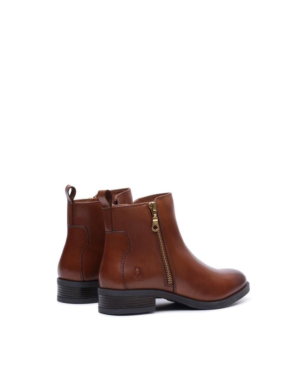 Hush Puppies Brown Perry Zip Boot