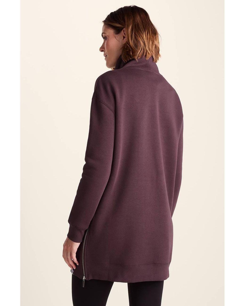 TOG24 Purple 'Drakeford' Supersoft Longline Sweat