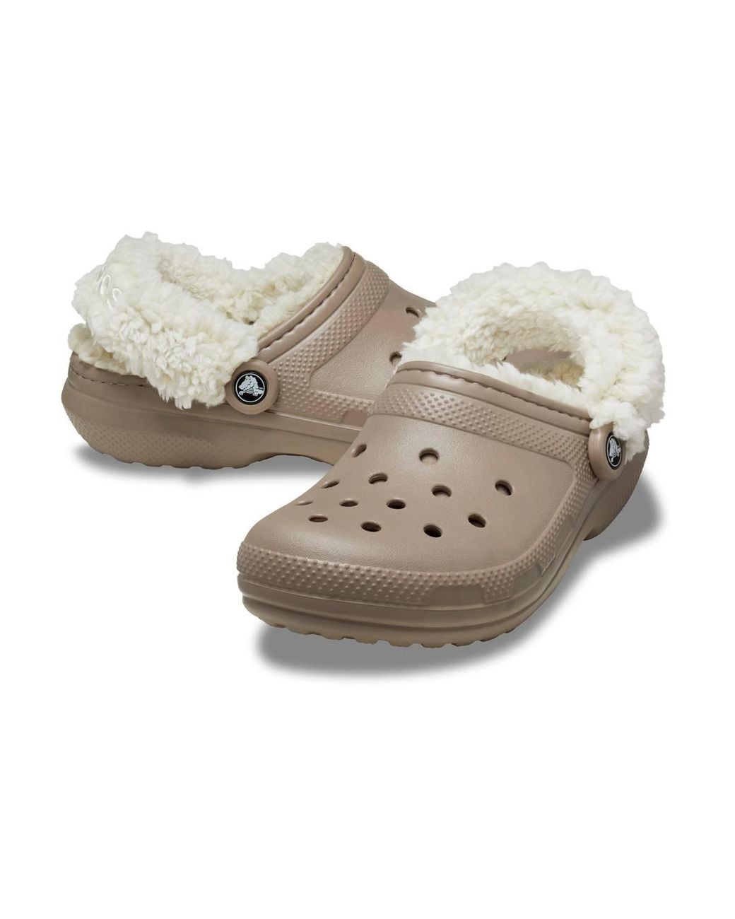 CROCSTM Brown Classic Lined Clog Mushroom