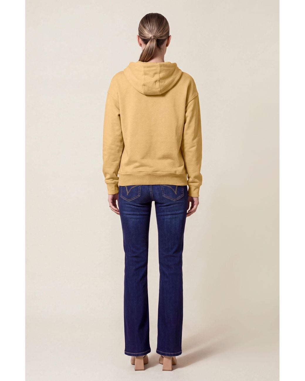 Enorsia Blue Relaxed Fit Graphic Printed Fleece Hoodie