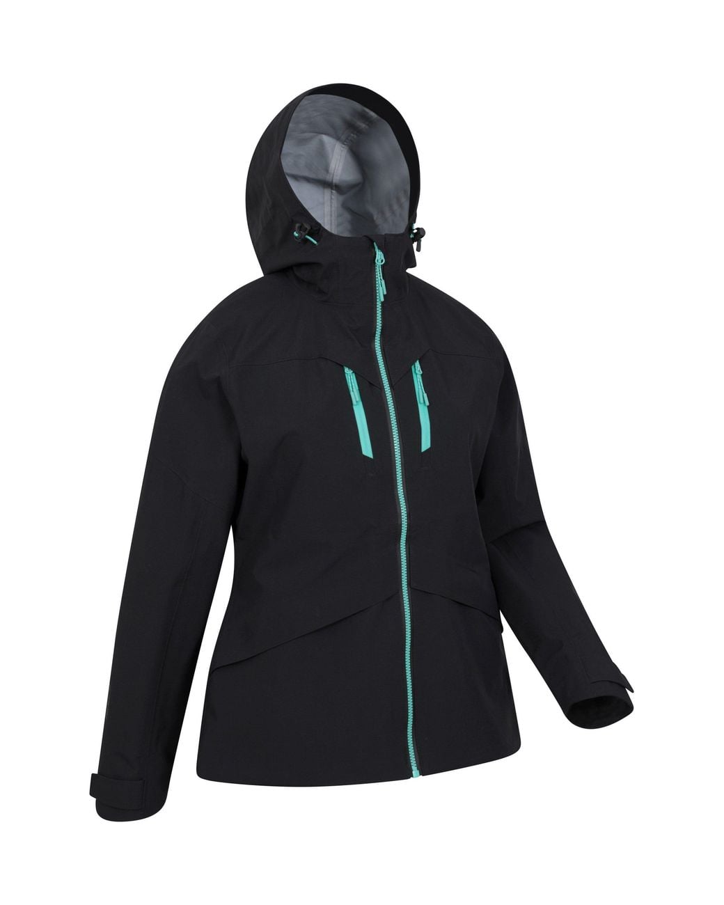 Mountain Warehouse Blue 'Rhine Extreme' Waterproof Breathable Hooded 3 Layer Winter Jacket