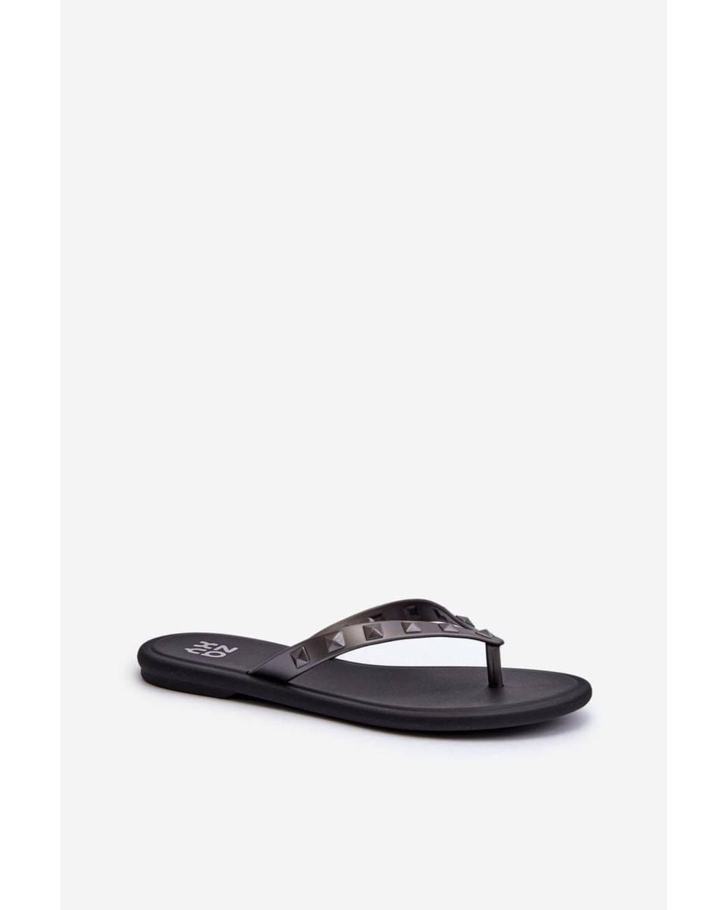 Love Lace White Hypoallergenic Flat Flip Flops