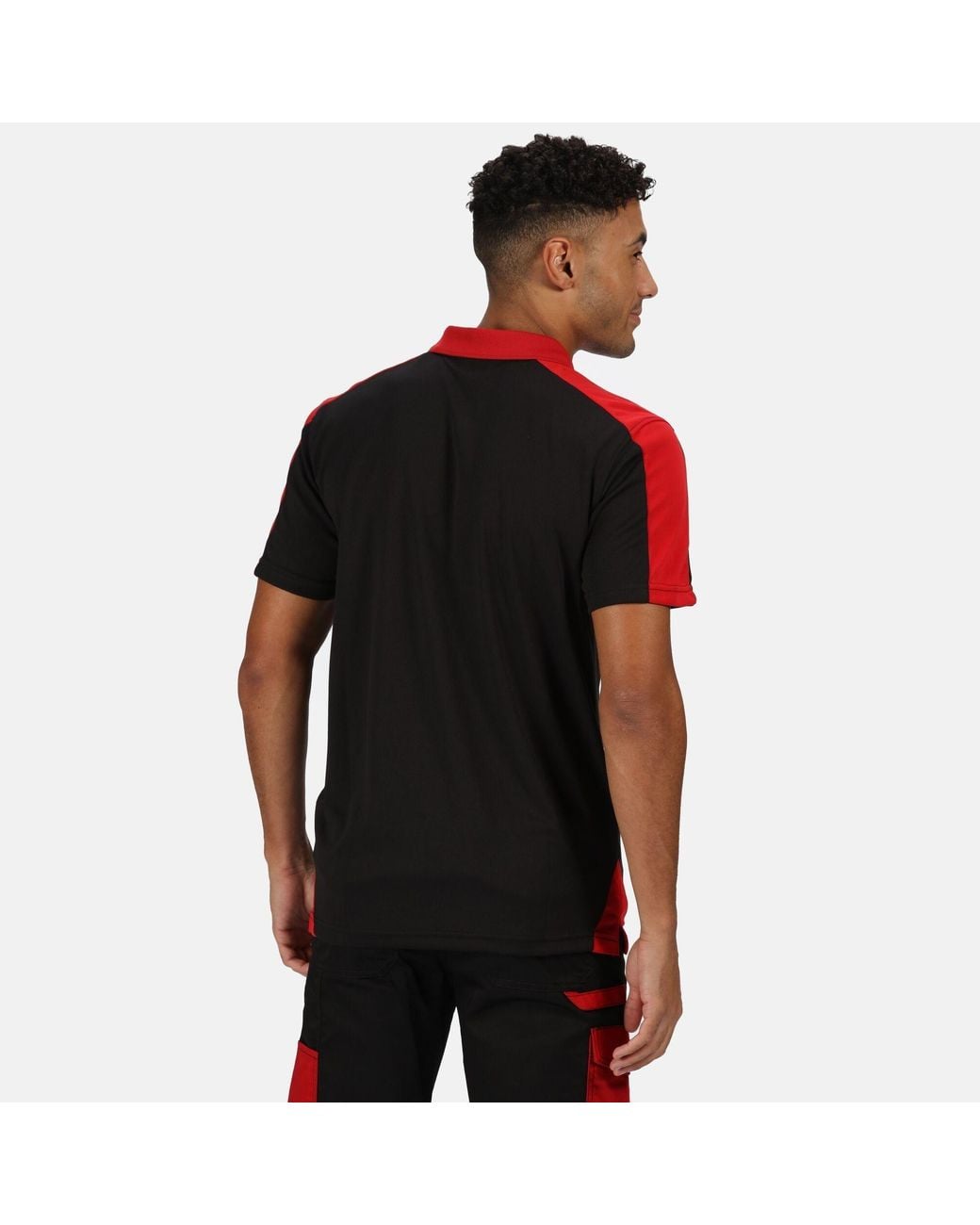 Regatta Black Contrast Coolweave Polo Shirt for men