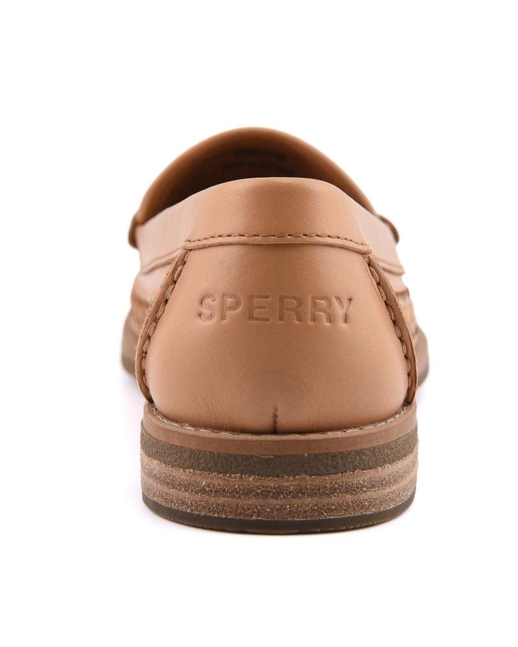 Sperry Top-Sider Brown Woven Seaport Penny Mocassin