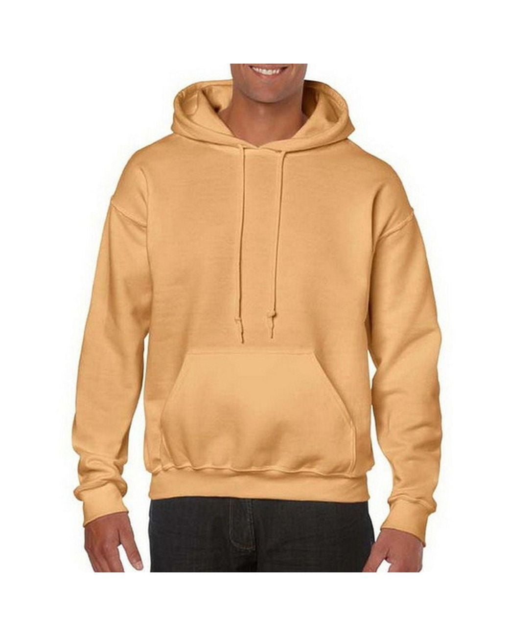 Gildan Orange Heavy Blend Adult Hooded Sweatshirt Hoodie