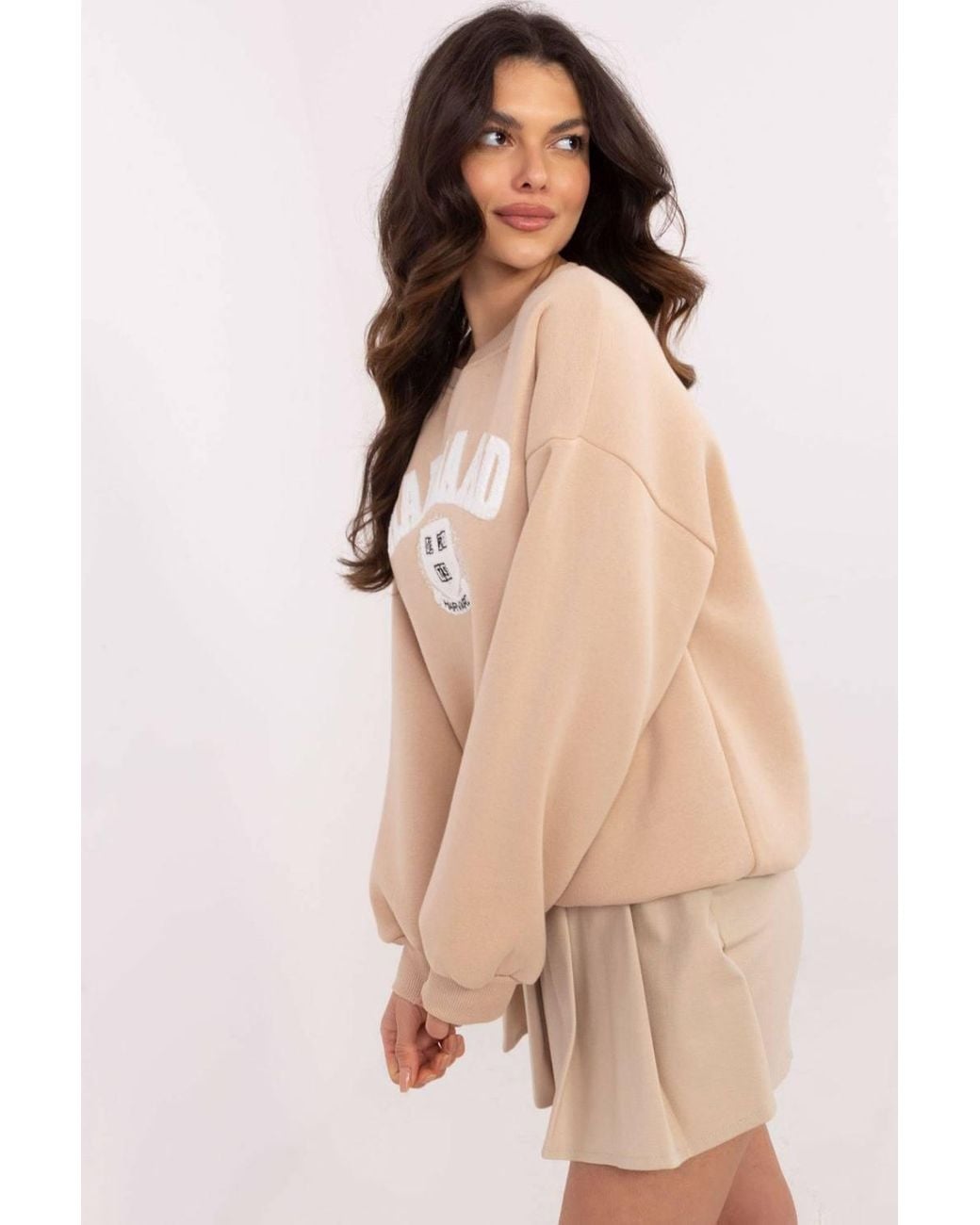 Love Lace Natural Cotton Polyester Insulated Casual Sweatshirt Style 206382