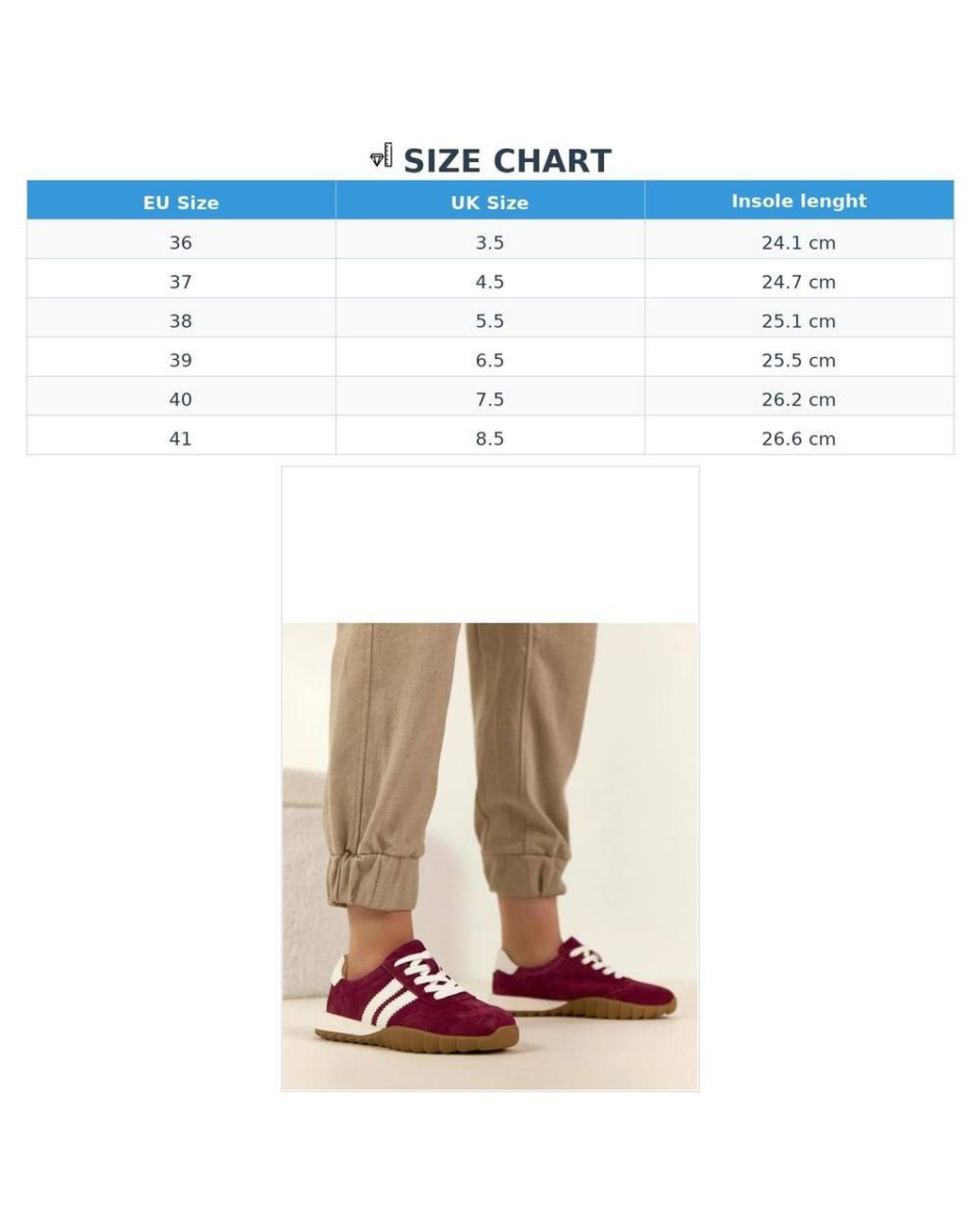 Love Lace White Round Toe Lace-Up Lightweight Sports Trainers