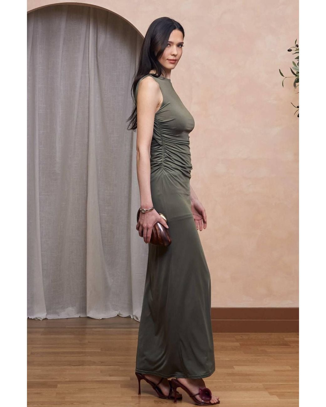 TFNC London Green Rubia Maxi Dress