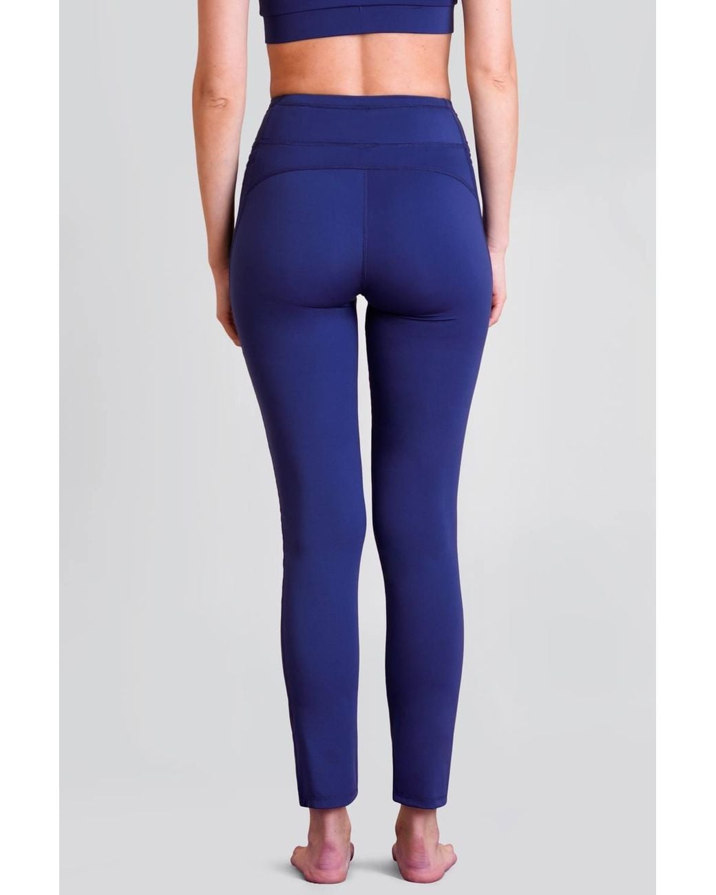 Enorsia Blue High Waisted Active Leggings