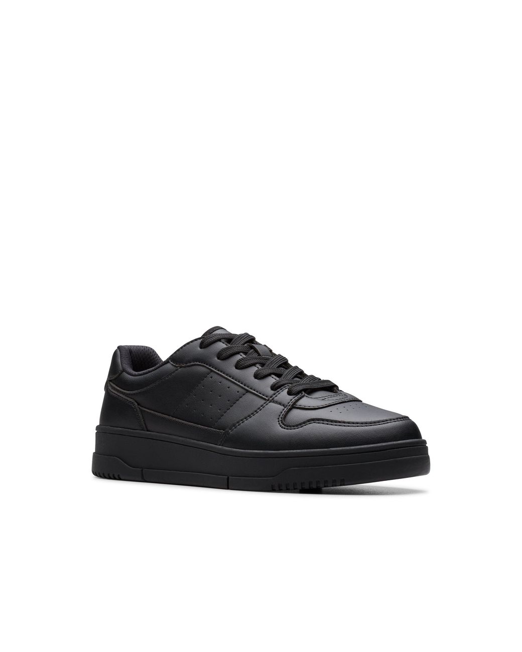 Clarks Black Canyon Way Youth Trainers, Lace Up, School Shoes
