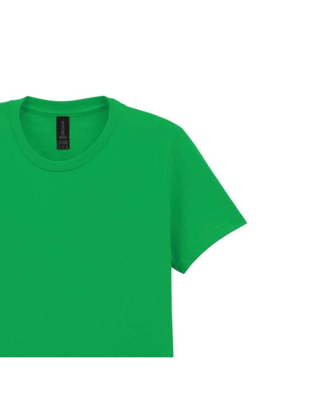 Gildan Green Softstyle Plain Midweight T-Shirt