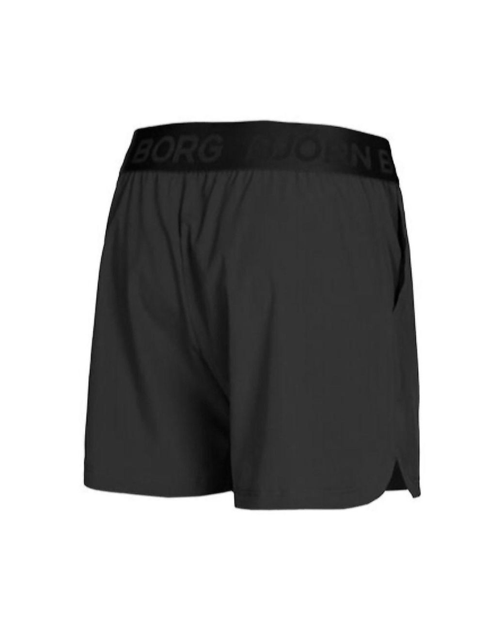 Björn Borg Black Designer Sport Running Shorts for men