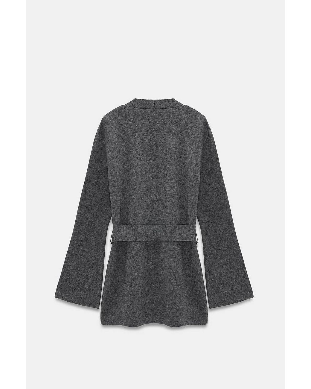 Dilvin Blue Acrylic Wool Blend Cardigan