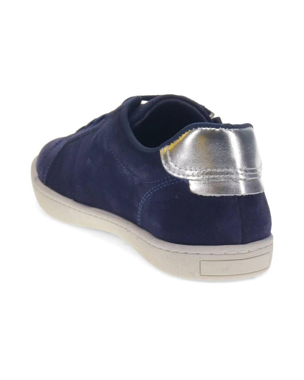 Jones Bootmaker Blue Bambi Leather Trainers