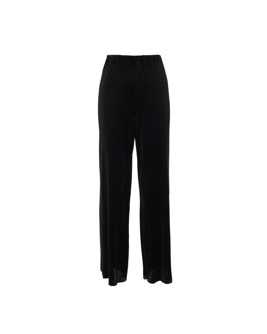 Louche Blue Clothide Pleated Wide Leg Trousers