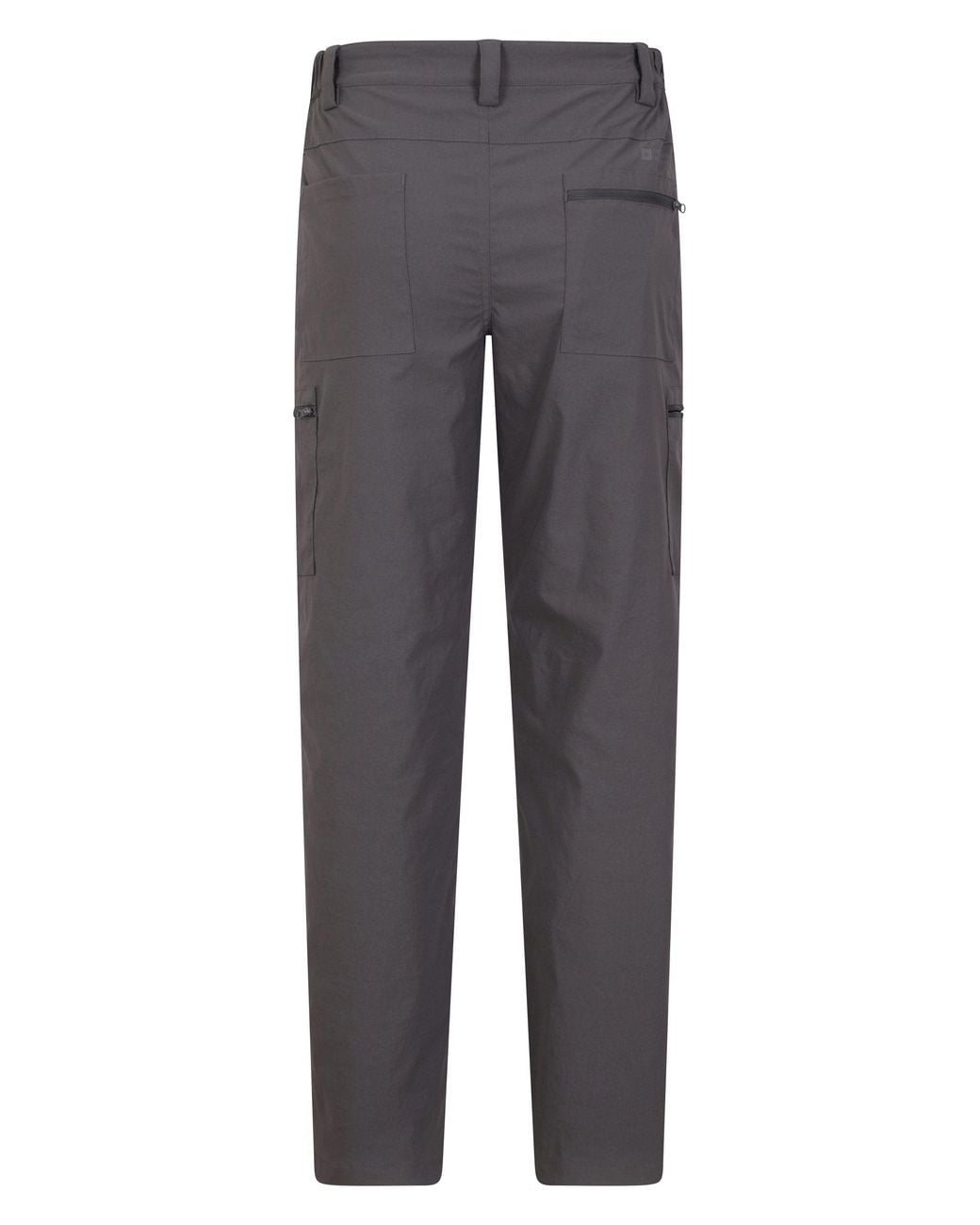Mountain Warehouse Gray Stretchy Lightweight Thermal Lined Short Length Winter Trek Trouser for men