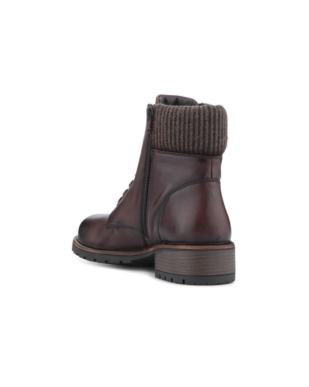 Pavers Brown Breathable Leather Boots