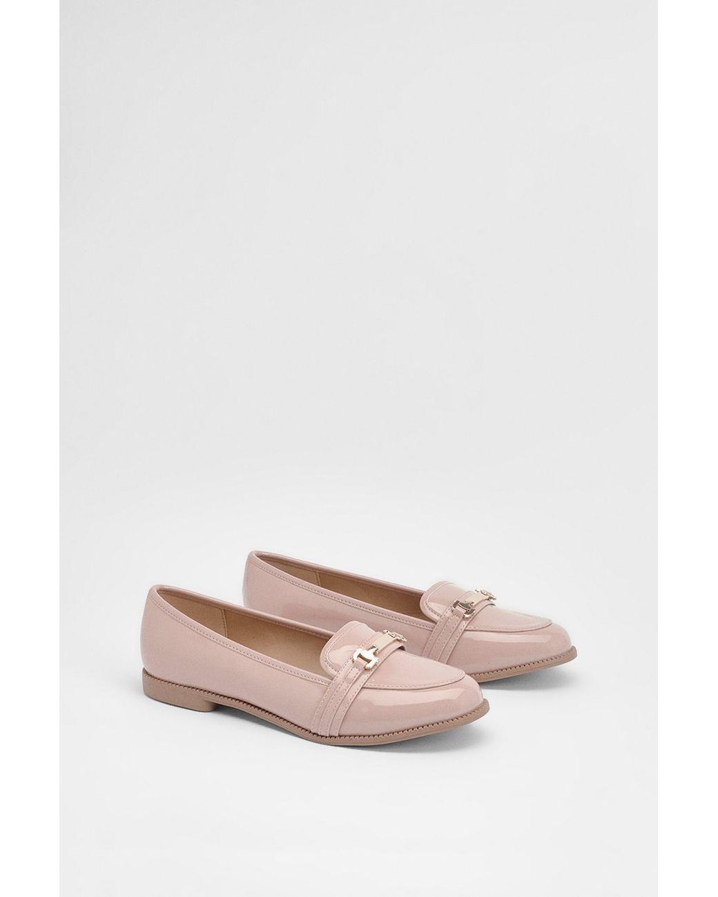 Dorothy Perkins Blue Wide Fit Lora Snaffle Loafers