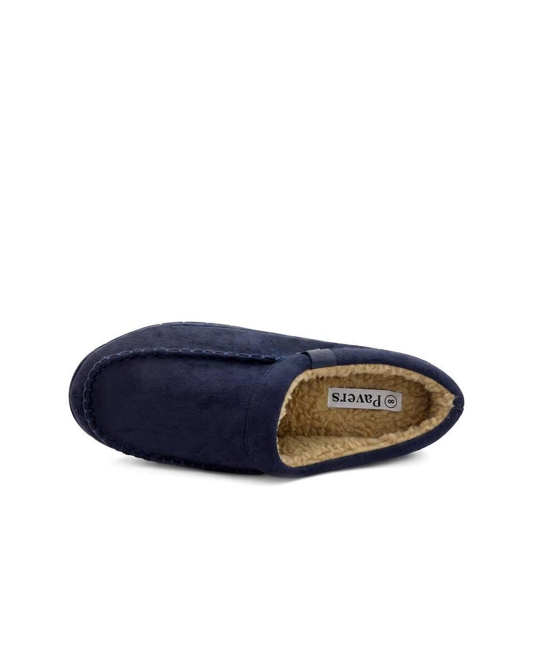 Pavers Blue Cushioned Mule Slippers for men