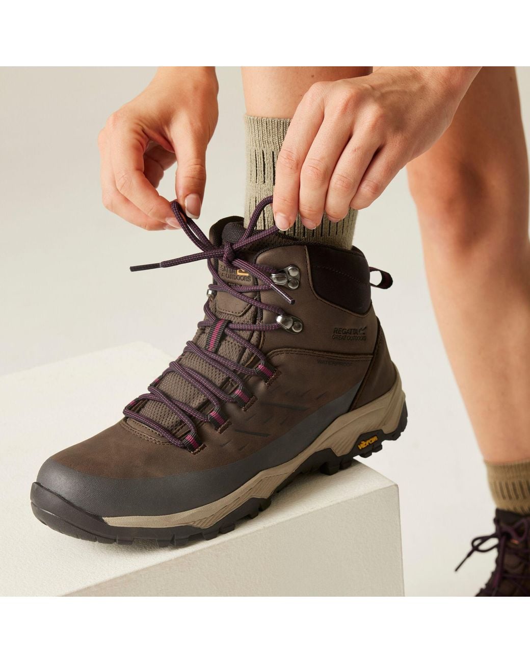 Regatta Brown Blake Waterproof Breathable Walking Boots
