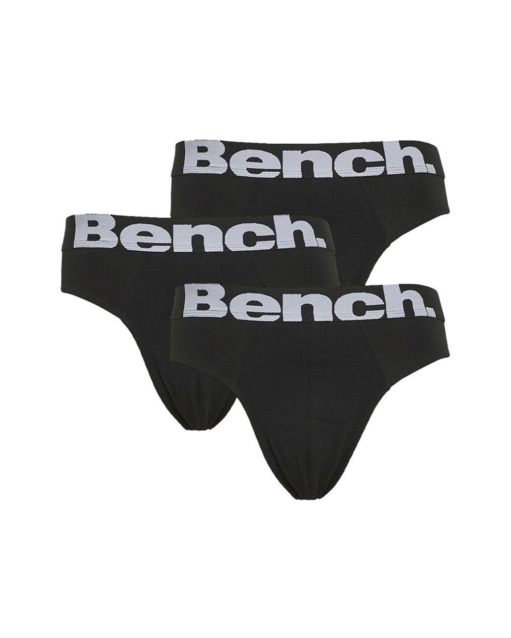 Bench Black 3 Pack Cotton Briefs Underwear for men