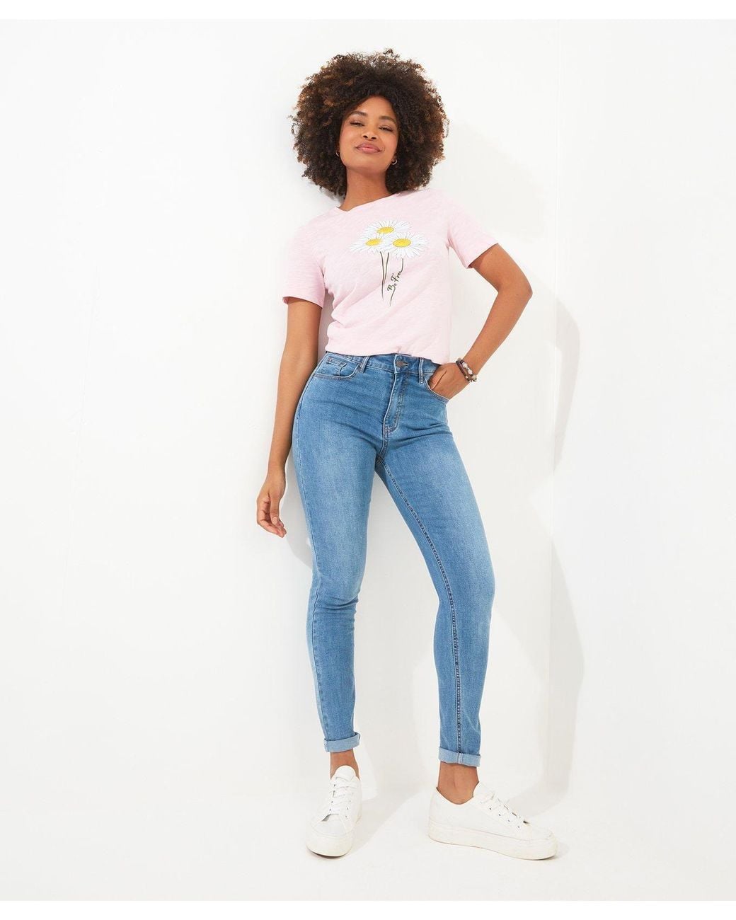Joe Browns Blue Basic High Waisted Stretch Skinny Fit Jeans