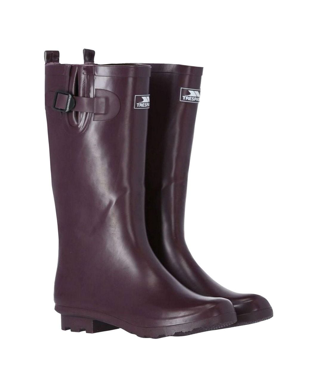 Trespass Purple Damon Waterproof Wellington Boots