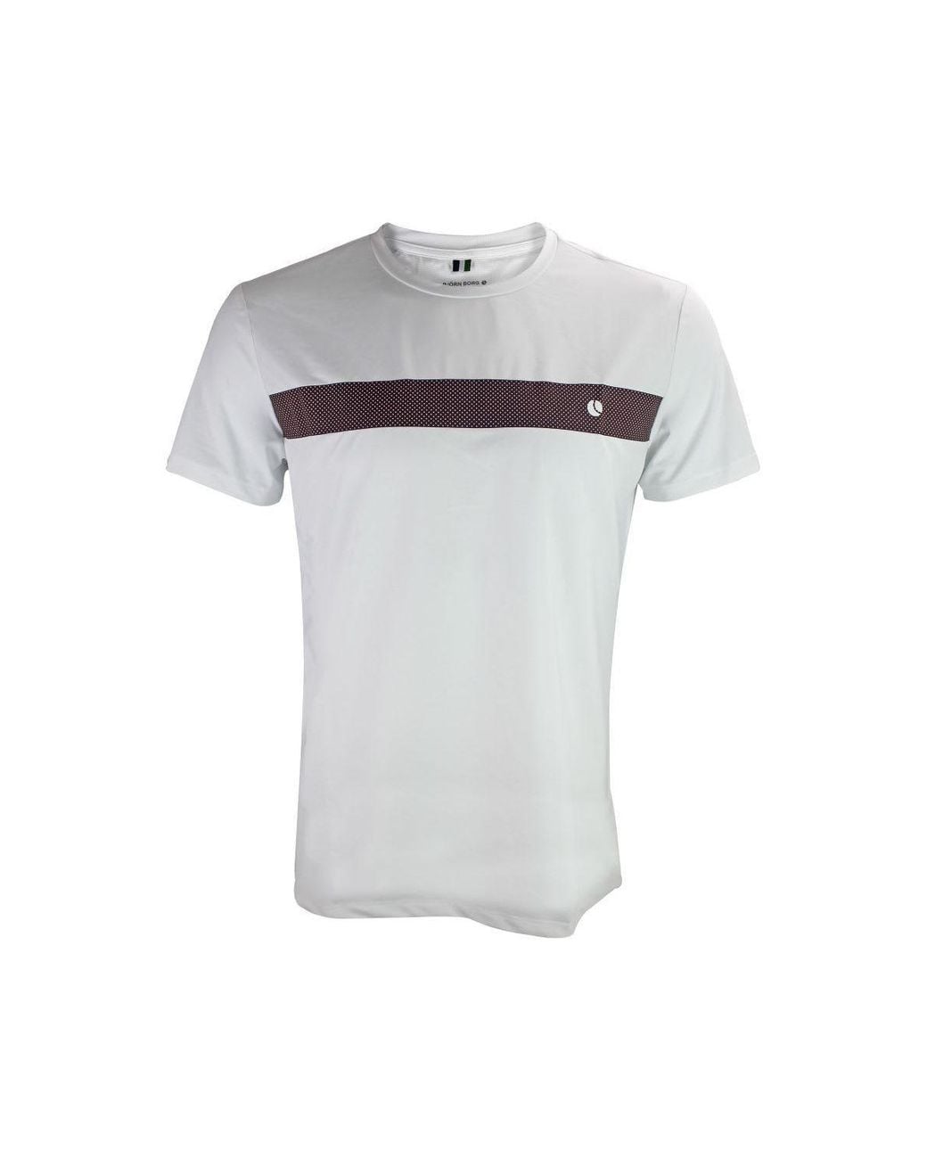 Björn Borg White Ace Lightweight Performance Tennis Style T-Shirt for men