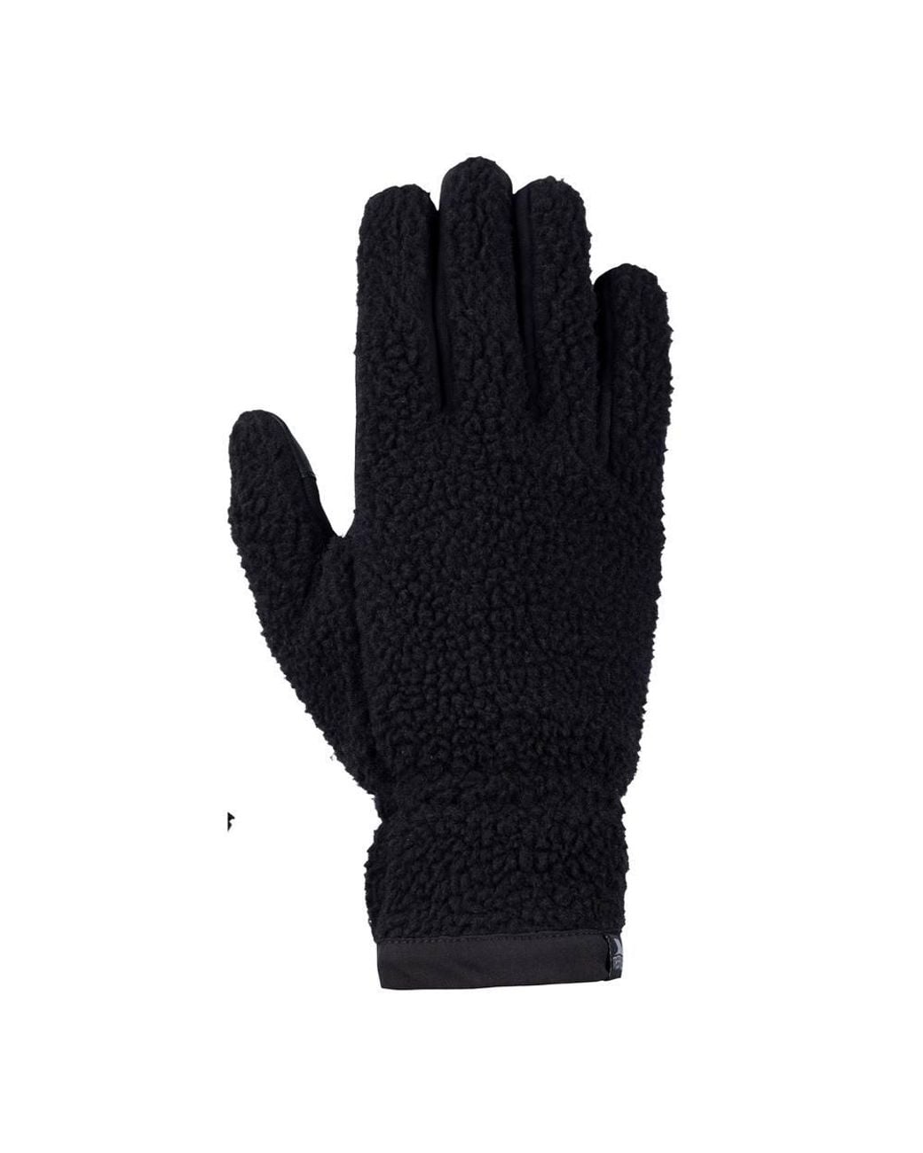 Trespass Blue Ainslee Sherpa Fleece Gloves for men