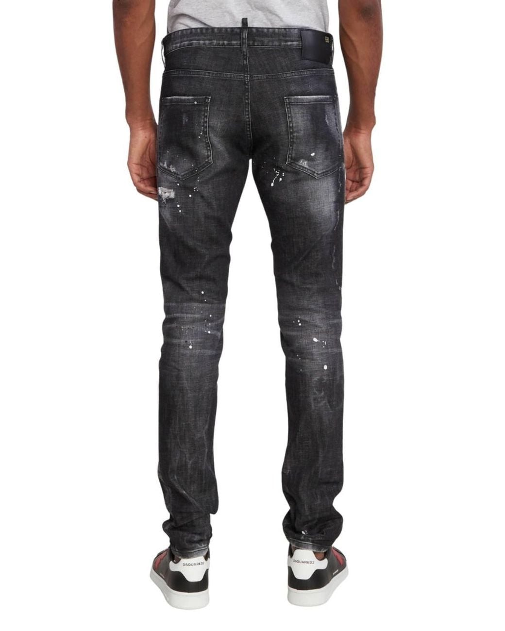 DSquared² Gray Cool Guy Button Fly Slim Fit Jeans for men